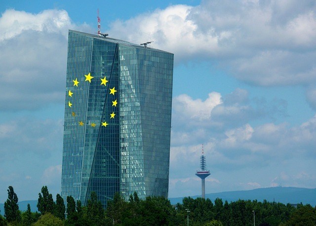 Europäische Zentralbank (EZB) in Frankfurt